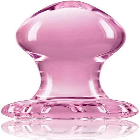 Crystal Flower Glass Butt Plug by NS Novelties - Butt Plugs