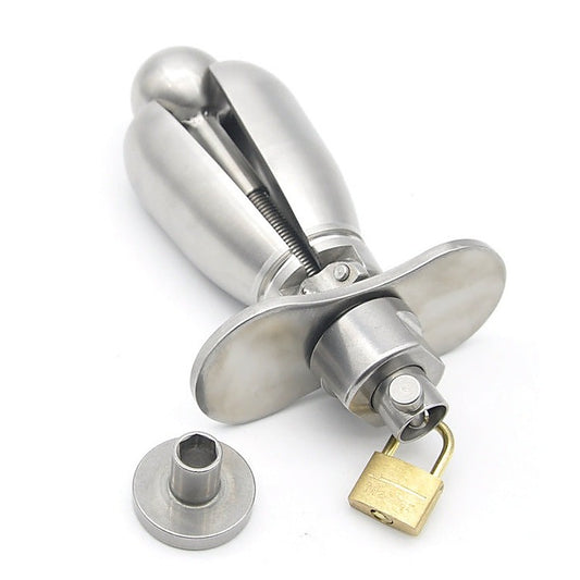 Deluxe Chastity Locking Anal Plug by BDStyle - Butt Plugs
