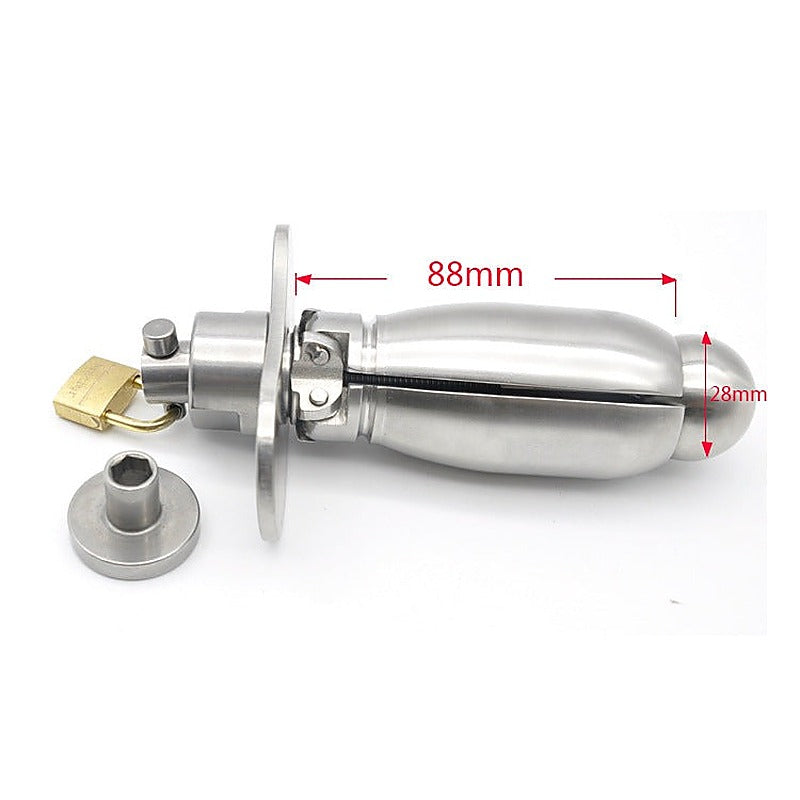 BDStyle Deluxe Locking Chastity Anal Plug - Butt Plugs