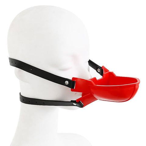 Cup Uro Pissotiere BDSM Play Mouth Gag by BDStyle - Bondage Gags and Bits