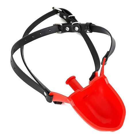 Cup Uro Pissotiere BDSM Play Mouth Gag by BDStyle - Bondage Gags and Bits