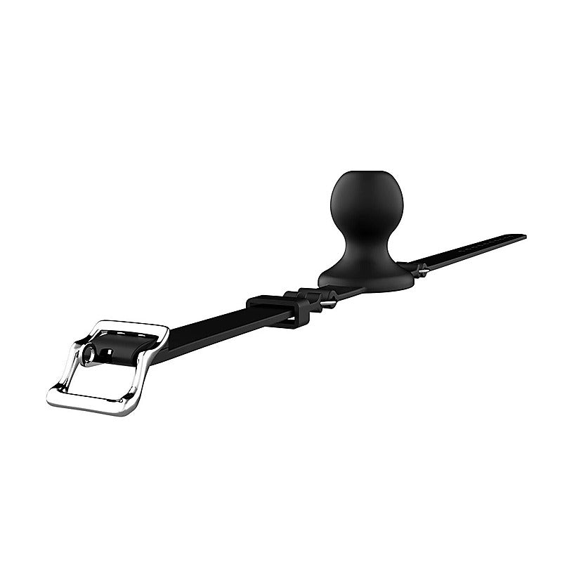 Silicone Harness Hollow Bondage Ball Gag by BDStyle - Bondage Gags and Bits
