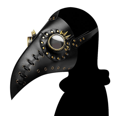 Steampunk Stitch Rivets Beak Mask by BDStyle - Masks And Blindfolds