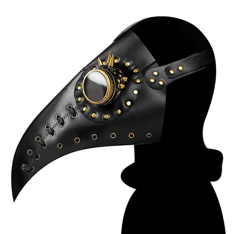 Steampunk Stitch Rivets Beak Mask by BDStyle - Masks And Blindfolds