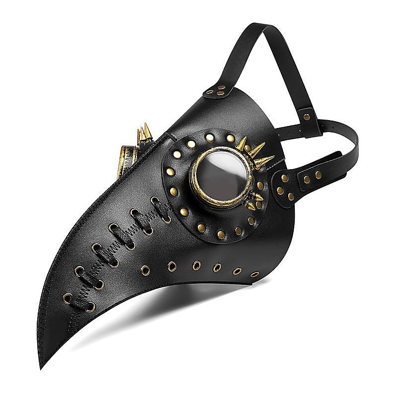 Steampunk Stitch Rivets Beak Mask by BDStyle - Masks And Blindfolds