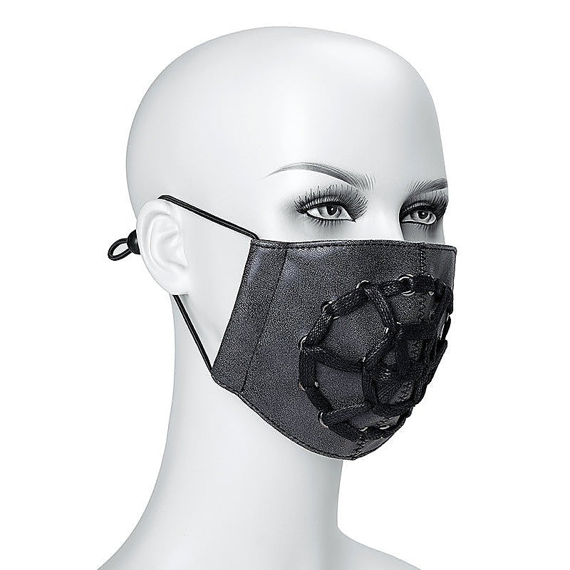 Steampunk Stitch Adjustable Mask by BDStyle - Masks And Blindfolds