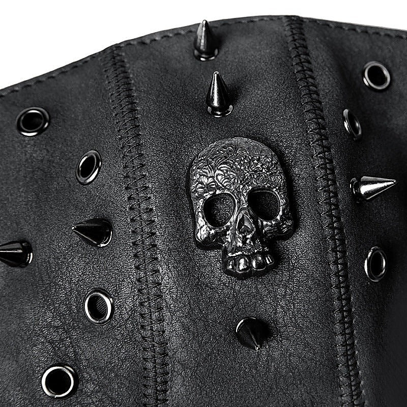 Steampunk Skull Rivets Adjustable Mask by BDStyle - Masks And Blindfolds