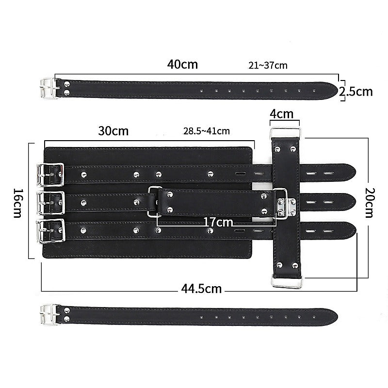 Tie In Wrist Muff Cuffs Bondage Restraint by BDStyle - Cuffs And Restraints