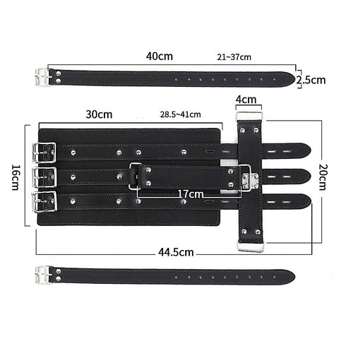 Tie In Wrist Muff Cuffs Bondage Restraint by BDStyle - Cuffs And Restraints