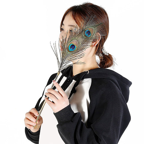 Premium Peacock Feather Tickler by BDStyle - Ticklers