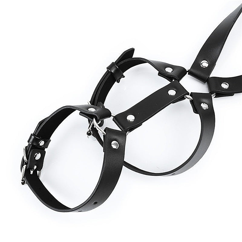 One Shoulder Strap Body Chest Half Harness Belt by BDStyle - Cuffs And Restraints