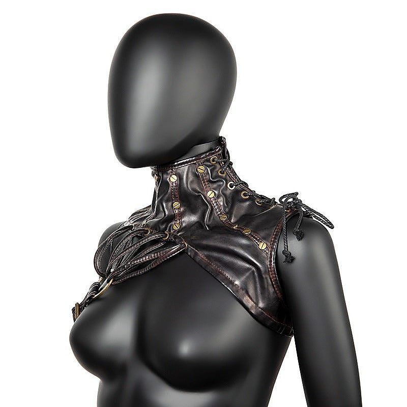 Gothic Shrug Rustic Shoulder Wrap Choker Cape by BDStyle - Cuffs And Restraints