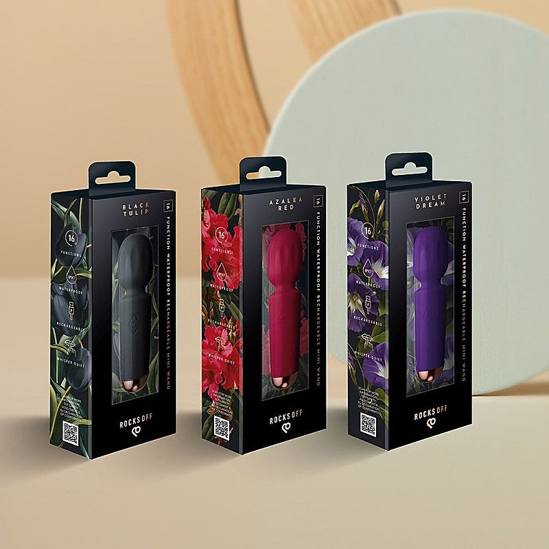 Rechargeable Mini Body Wand Massager by Rocks Off - Body Wands