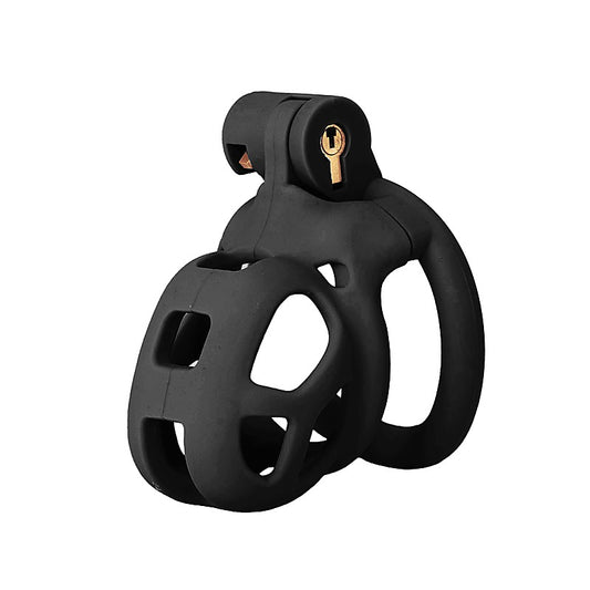 Micro Cock Cage 4 Interchangeable Rings by Love In Leather - Male Chastity