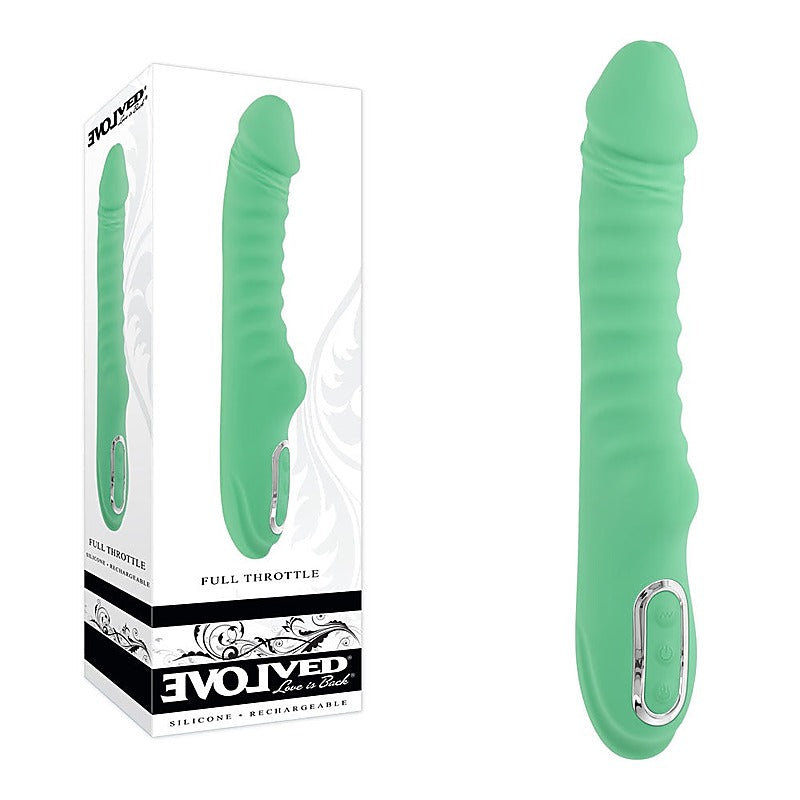 FULL THROTTLE USB Rechargeable G-Spot Vibrator by Evolved - G-Spot Vibrators
