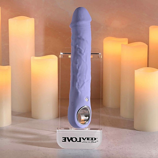 LARGE PURPLE FANTASY USB Rechargeable Vibrator by Evolved - G-Spot Vibrators