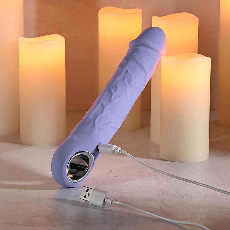 LARGE PURPLE FANTASY USB Rechargeable Vibrator by Evolved - G-Spot Vibrators