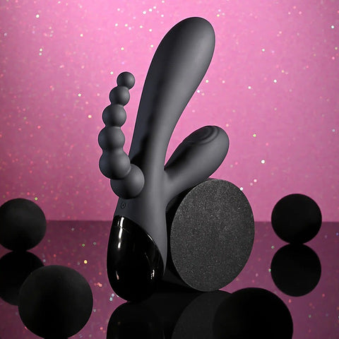 TRIPLE ACES Rechargeable Triple Stimulator Vibe by Evolved - G-Spot Vibrators
