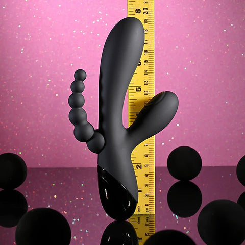 TRIPLE ACES Rechargeable Triple Stimulator Vibe by Evolved - G-Spot Vibrators