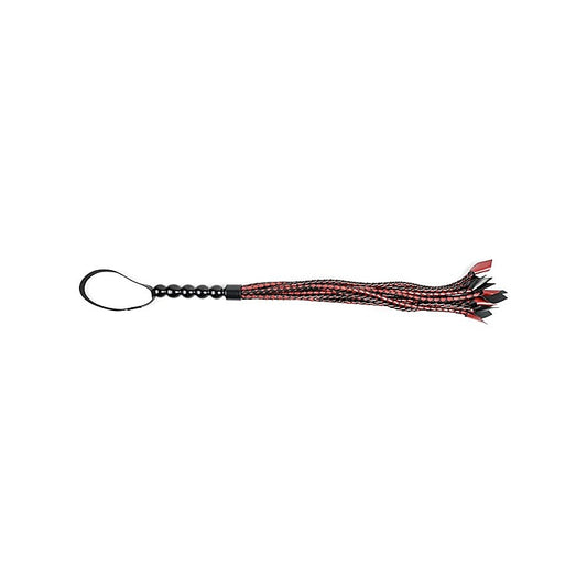 Saffron Braided Flogger by Sportsheets - Whips And Crops