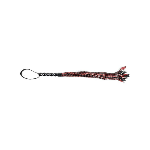 Saffron Braided Flogger by Sportsheets - Whips And Crops