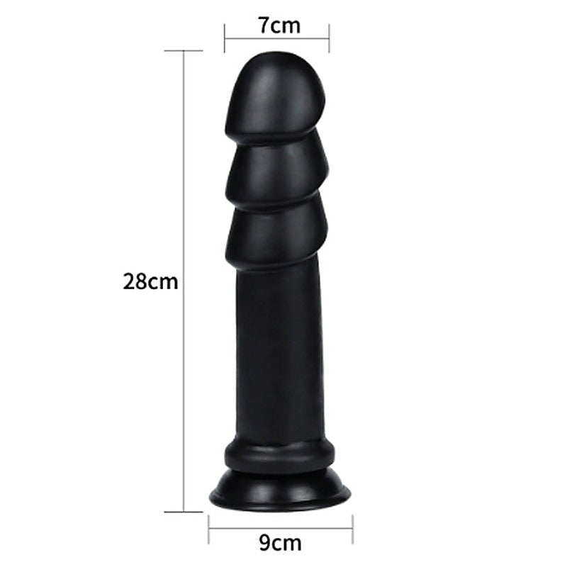 King Sized Anal Ripples Mega Butt Plug by Lovetoy - Butt Plugs