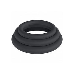 LEVELZ Classic Silicone Cock Ring Set L/XL/XXL by Shots Toys - Cock Ring Sets