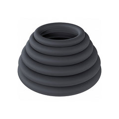 LEVELZ Classic Silicone Cock Ring Set of 6 Sizes by Shots - Cock Ring Sets