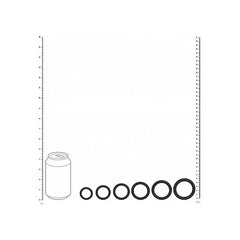 LEVELZ Classic Silicone Cock Ring Set of 6 Sizes by Shots - Cock Ring Sets