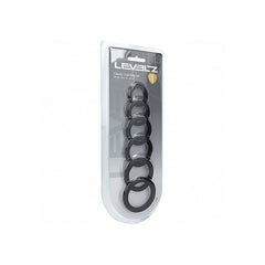 LEVELZ Classic Silicone Cock Ring Set of 6 Sizes by Shots - Cock Ring Sets
