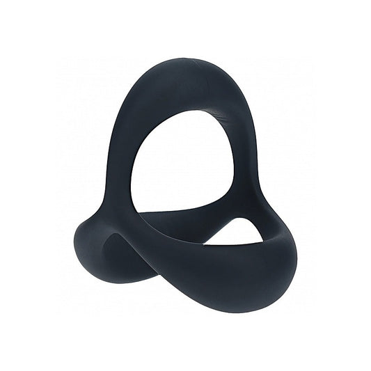 Tri O Ergo Silicone Cock and Balls Cock Rings by Shots Toys - Stretchy Cock Rings