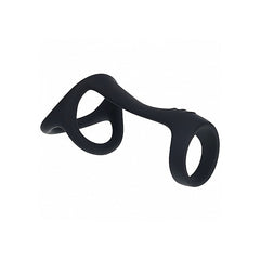 Tri O Silicone Shaft Cock and Ball Ring by Shots Toys - Stretchy Cock Rings