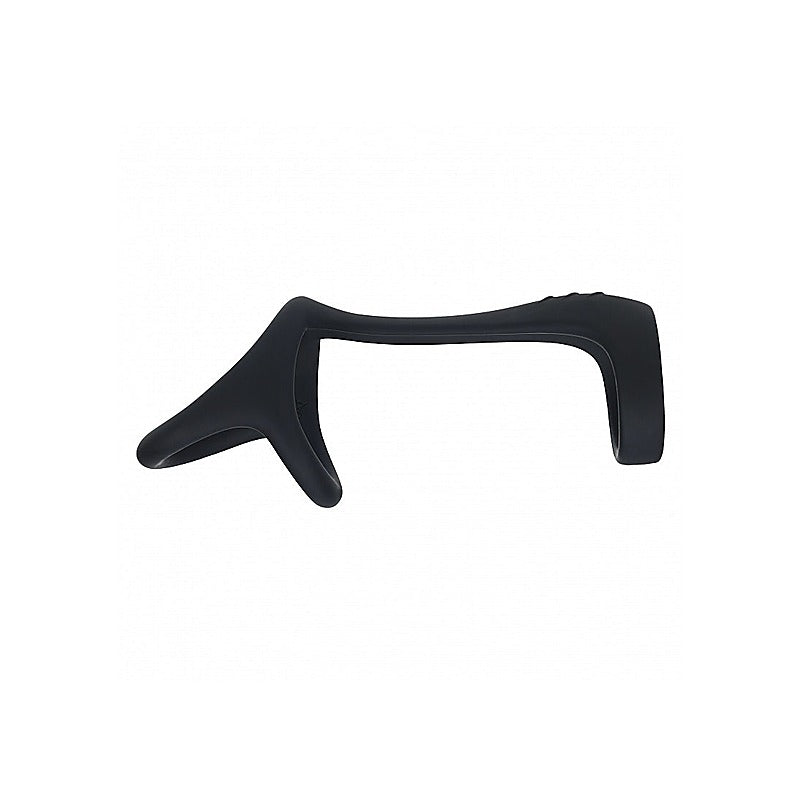 Tri O Silicone Shaft Cock and Ball Ring by Shots Toys - Stretchy Cock Rings