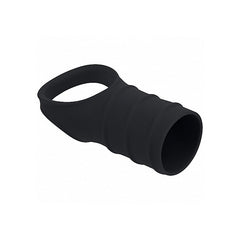 LEVELZ Silicone Cock Ring and Ribbed Sleeve by Shots Toys - Stretchy Cock Rings