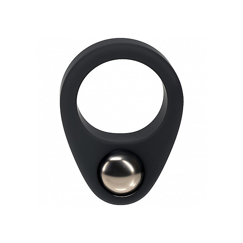 LEVELZ Single Weighted Ball Cock Ring Weighted Cock Ring - Stretchy Cock Rings
