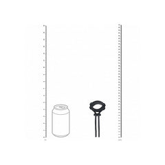 Wide Detachable Lasso Cock Ring by Shots Toys - Stretchy Cock Rings