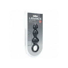 LEVELZ Beaded Silicone Anal Probe with Loop by Shots Toys - Anal Beads and Balls