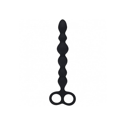 LEVELZ Beaded Silicone Anal Probe with Double Loop - Anal Beads and Balls
