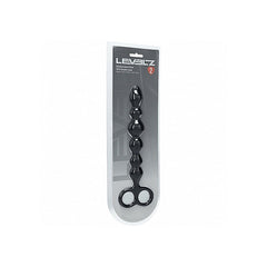 LEVELZ Beaded Silicone Anal Probe with Double Loop - Anal Beads and Balls