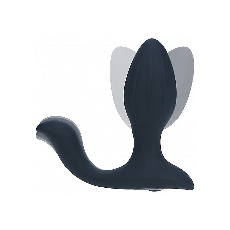 Vibrating & Rotating Anal Plug with Ball Stimulator - Butt Plugs