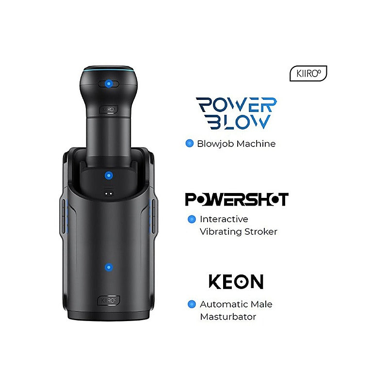 Powershot Compact Vibrating Male Masturbator by Kiiroo - Masturbators and Strokers