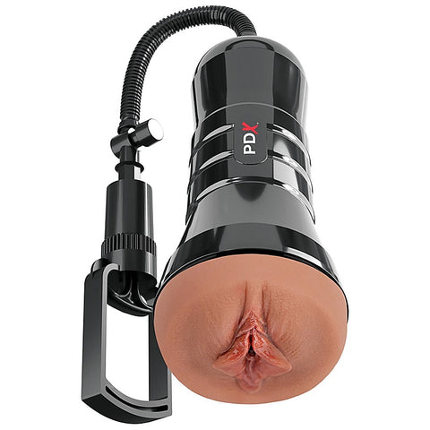 PDX Extreme Wet Pussies Super Sucker XXL Realistic Stroker - Masturbators and Strokers