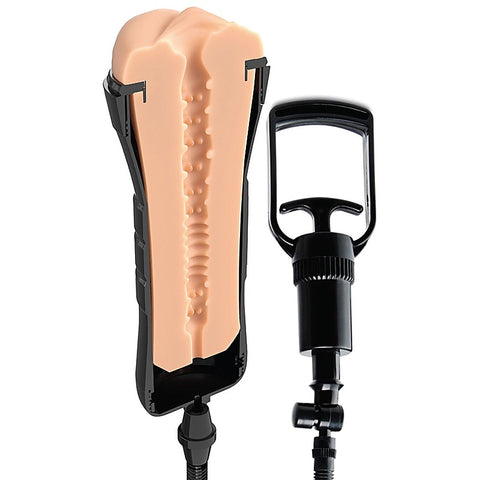 PDX Extreme Wet Pussies Super Sucker XXL Realistic Stroker - Masturbators and Strokers