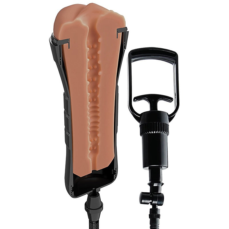 PDX Extreme Wet Pussies Super Sucker XXL Realistic Stroker - Masturbators and Strokers