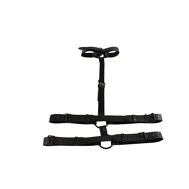 Adjustable Bondage Collar Body Restraint by Chisa - Collars and Leads