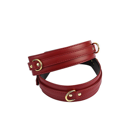 Soft and Sturdy Wrist to Thigh Cuff Set by Chisa - Cuffs And Restraints