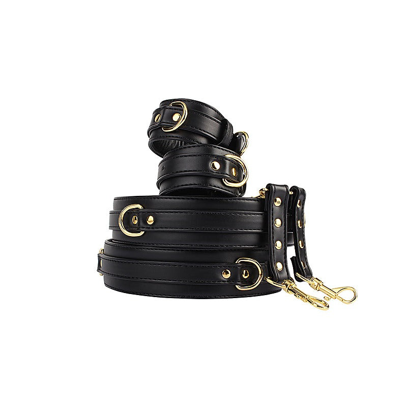 Soft and Sturdy Wrist to Thigh Cuff Set by Chisa - Cuffs And Restraints