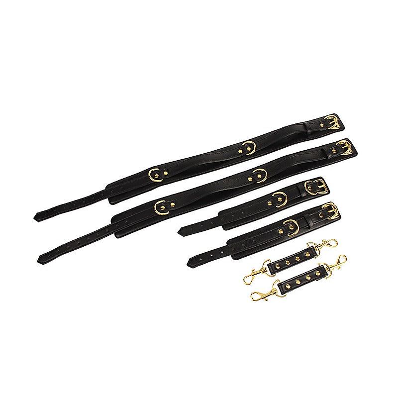 Soft and Sturdy Wrist to Thigh Cuff Set by Chisa - Cuffs And Restraints