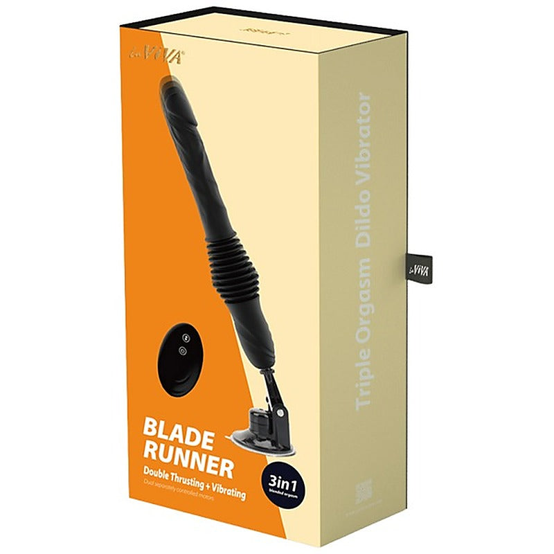 La Viva Blade Runner Double Thrusting & Vibrating Dildo - Vibrating Dildos