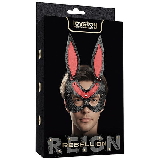 Rebellion Reign Mystery Bondage Bunny Mask by Lovetoy - Masks And Blindfolds